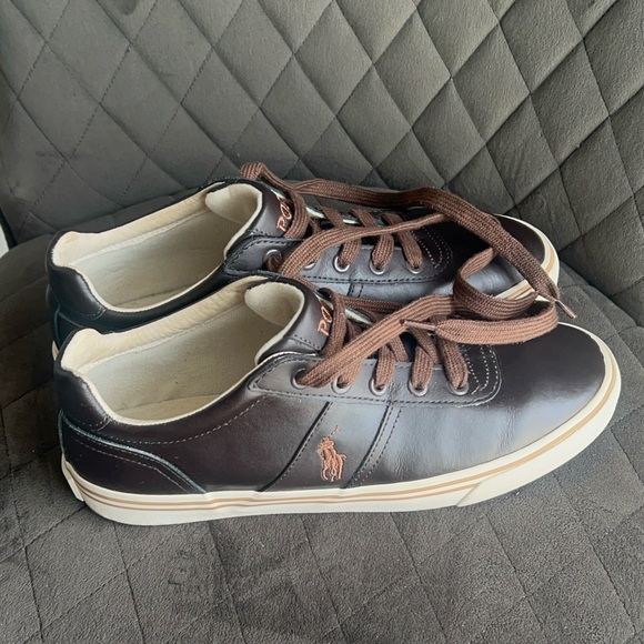 Polo, Mens, Leather, Lace-Up, Sneakers. - Picture 3 of 11